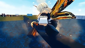 Monstrous Sexual Encounter Between Godzilla And Mothra In A Roblox Video Game