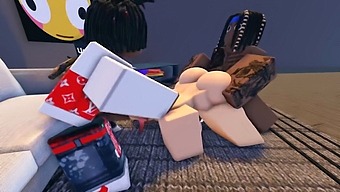 Roblox'S Makima Takes On A Group Of Black Men In A Steamy Gangbang