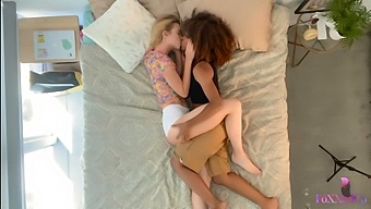 Blonde Chloe Cherry And Afro Babe Jenna Foxx In A Sizzling Hot Lesbian Video