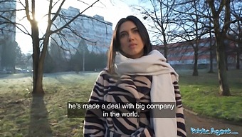 College Student Gets A Big Cock In Public