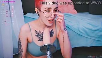 Cute Girl Gets Her Mouth Fucked By A Machine