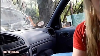 Public Street Blowjob From A Blonde