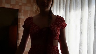 Arisha Mills, A Blonde Amateur, Had Sex With A Farmer In A Rural Setting.