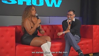 Carla Morelli’s Big Black Ass In Juan Bustos’ Threesome Scene With Two Big Cocks