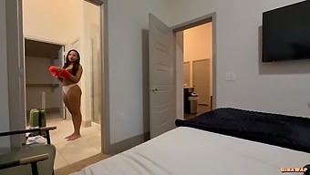 Big Ass Step-Sis Goes Wild In Hardcore Scene
